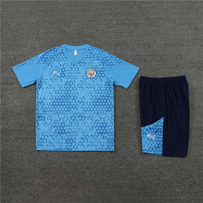 Camiseta de Entrenamiento de Manchester City 2023/2024 Azul Claro